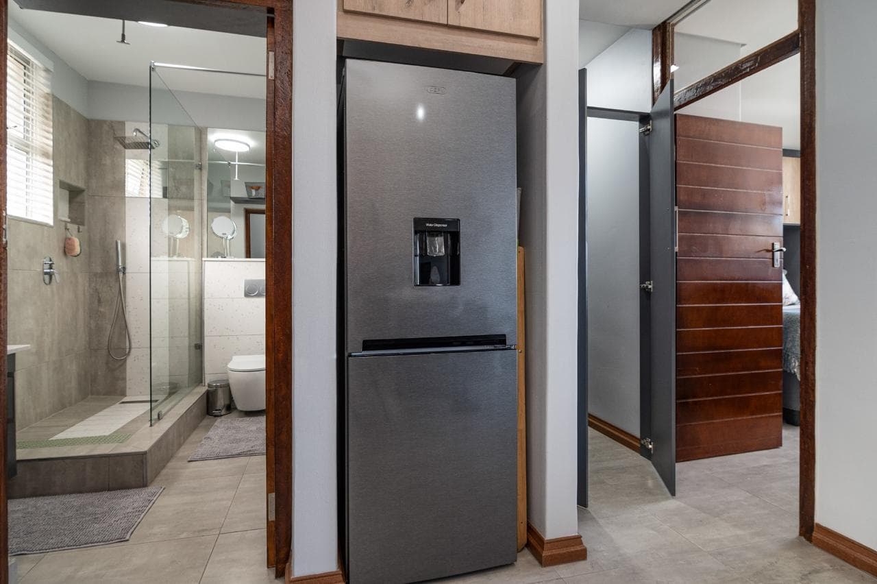 Elegant entrance hallway leading to open-plan living spaces